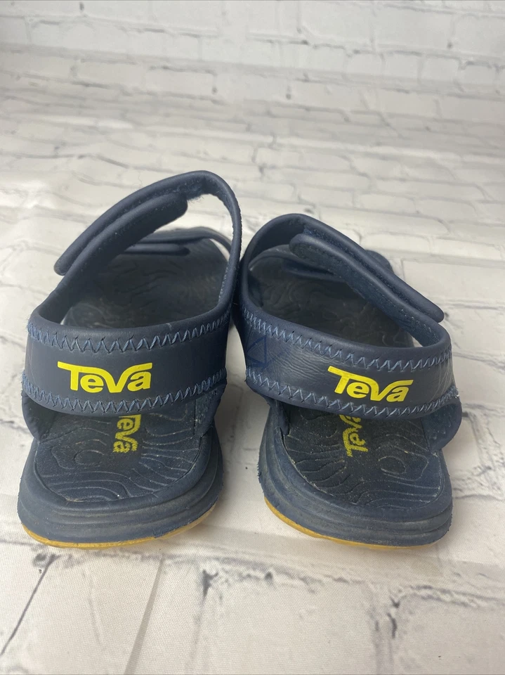 Сандалии-шлепанцы Teva для детей ясельного возраста Tidepool темно-синие размер 1 - Изображение 4 из 4