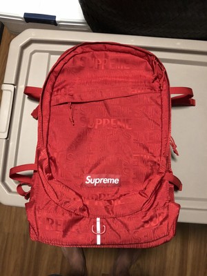 Supreme Backpack (SS19) Red NEW | eBay