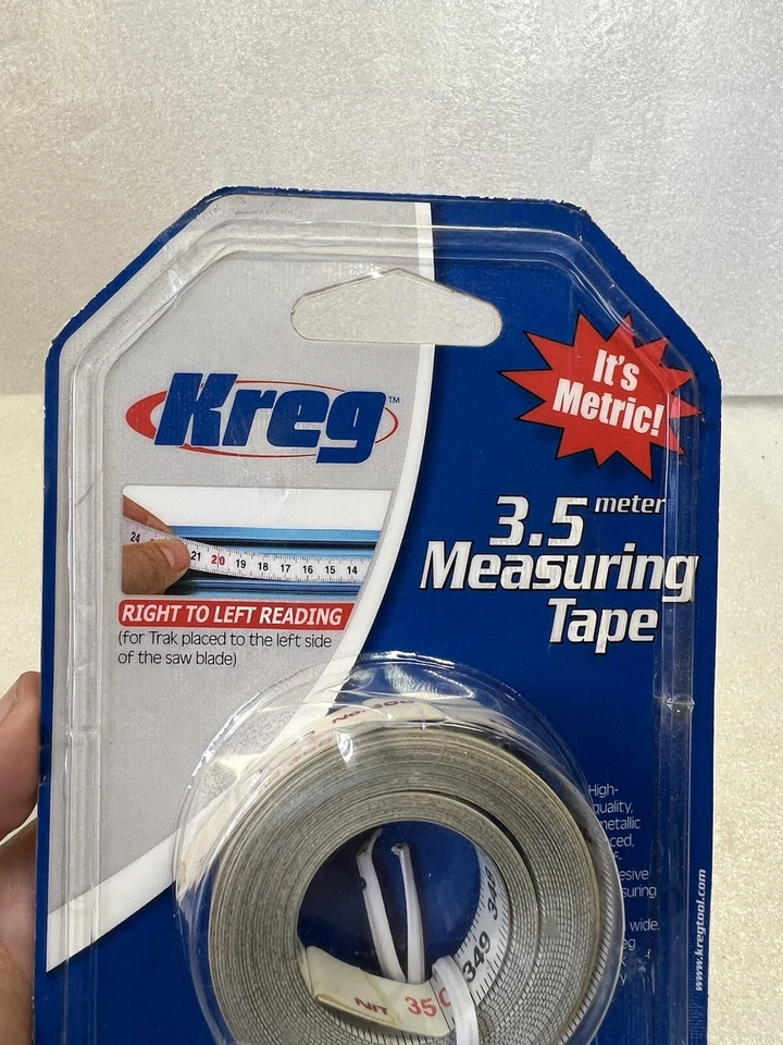 Kreg KMS7728 3.5 Meter Self-Adhesive Measuring Tape (R-L Reading) - Image 2 of 4