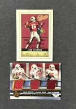 *2001 Pacific Impressions Triple Threads #1 David Boston/Jones/Jake Plummer ++++