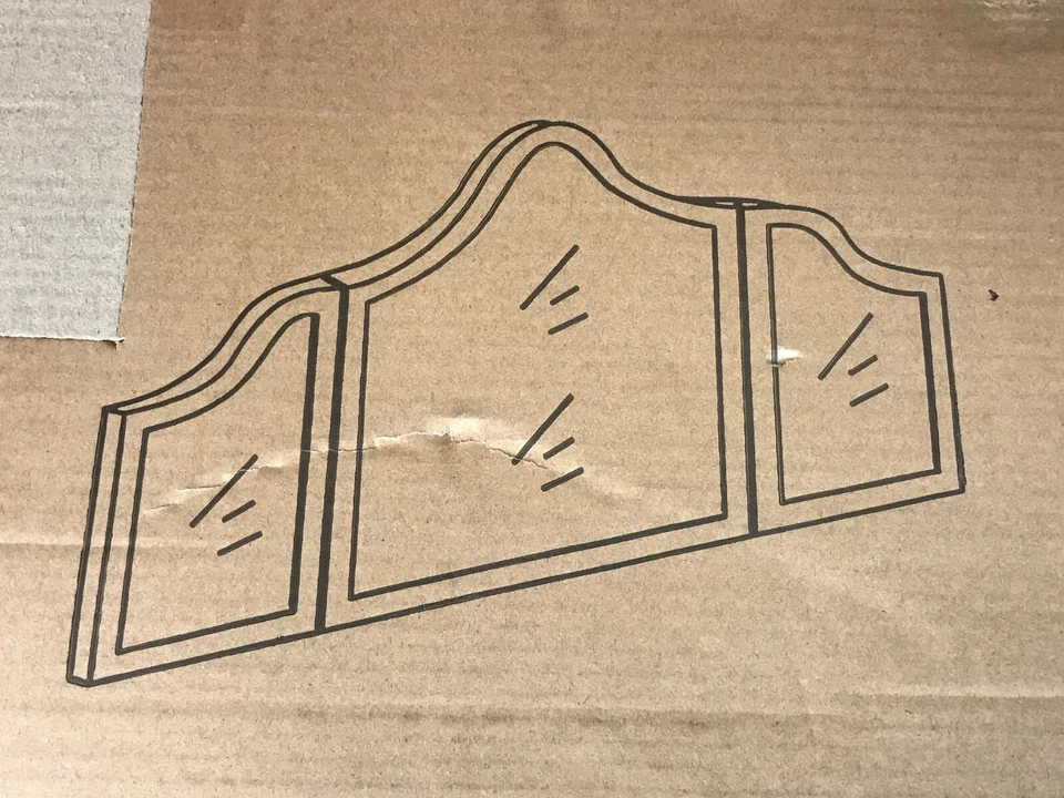 SEI Vanity Mirror, KALLA HZ7586, Silver Frame, 38.75" Long x 24" Height - NEW - Image 2 of 4