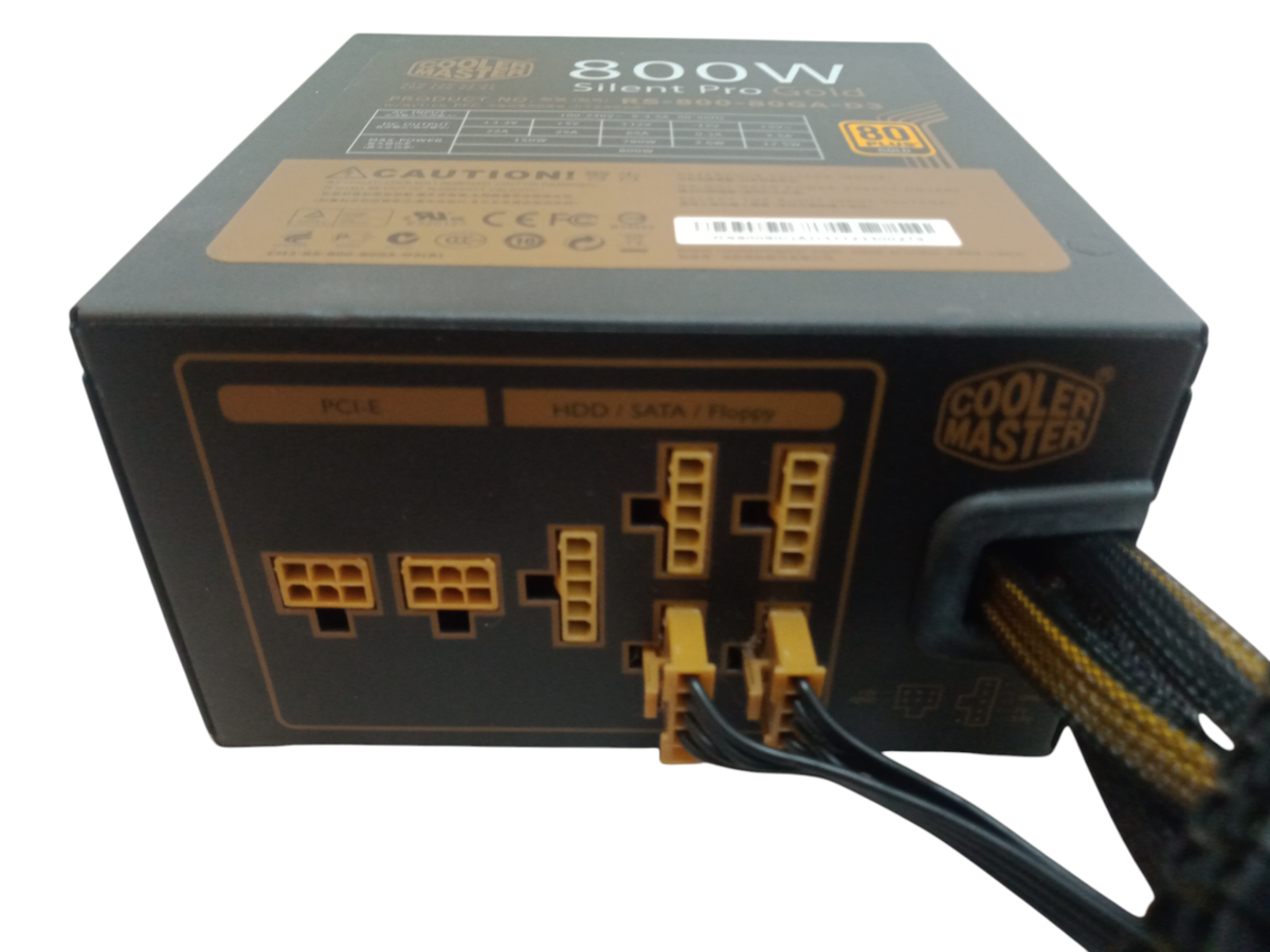 Cooler Master RS-800-80GA-D3 Silent Pro Gold 800W 80 Plus Semi-Mod
