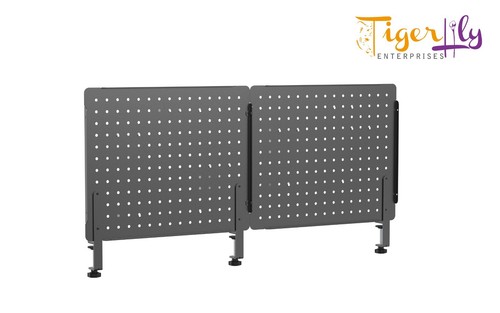 Tablero de clavijas de metal montado con abrazadera para paredes y escritorios accesorio de tablero de clavijas - Imagen 5 de 9