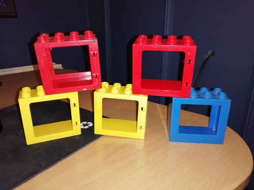 15 LEGO DUPLO WINDOWS BLOCKS FREE UK POST FARM ZOO HOUSE FRAMES ONLY SET 99 - Picture 4 of 4