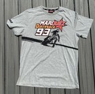 Marc Marquez XXL 93 Dirt Track Official T-Shirt Grey Orange Print MotoGP Tee
