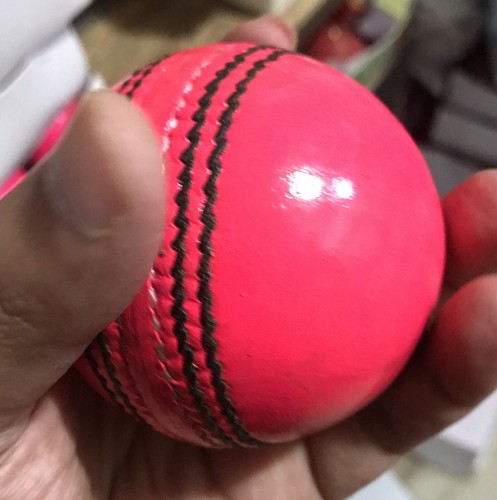 Palline rigide da cricket 4 pezzi in pelle di alta qualità - Set di 6 - Foto 17 di 19