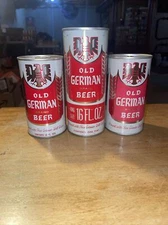 3 Different Old German Brand / Eastern Brewing Beer Cans