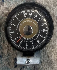 Vintage Airguide Altimeter - Untested - Aviation Airplane