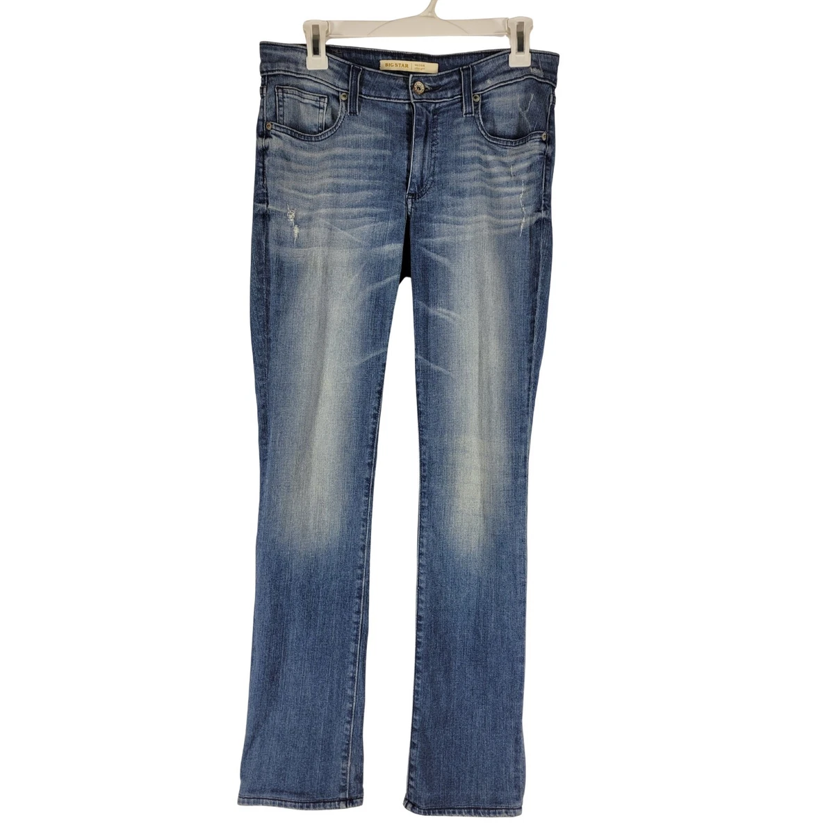 Jean Slim Femme Big Star Sarah - Taille 30L (couture 32) - Noir Foncé - Neuf Avec étiquettes
