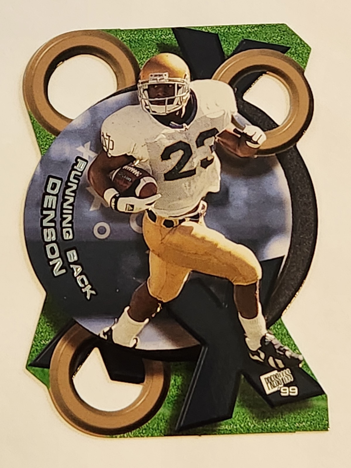 Autry Denson Press Pass Xs & Os #XO19 Xs and Os
