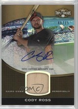 2011 Topps Triple Threads Unity Relic Sepia 66/75 Cody Ross #TTUAR-30 Auto 1cc7