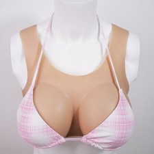 Silicone Breastplate Fake Boobs Forms B Cup Breast Plates Transgender Cosplay
