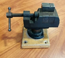 Vintage North Bros. Yankee No. 991 2" Vise w Camlock Yankee 1991 Swivel Base