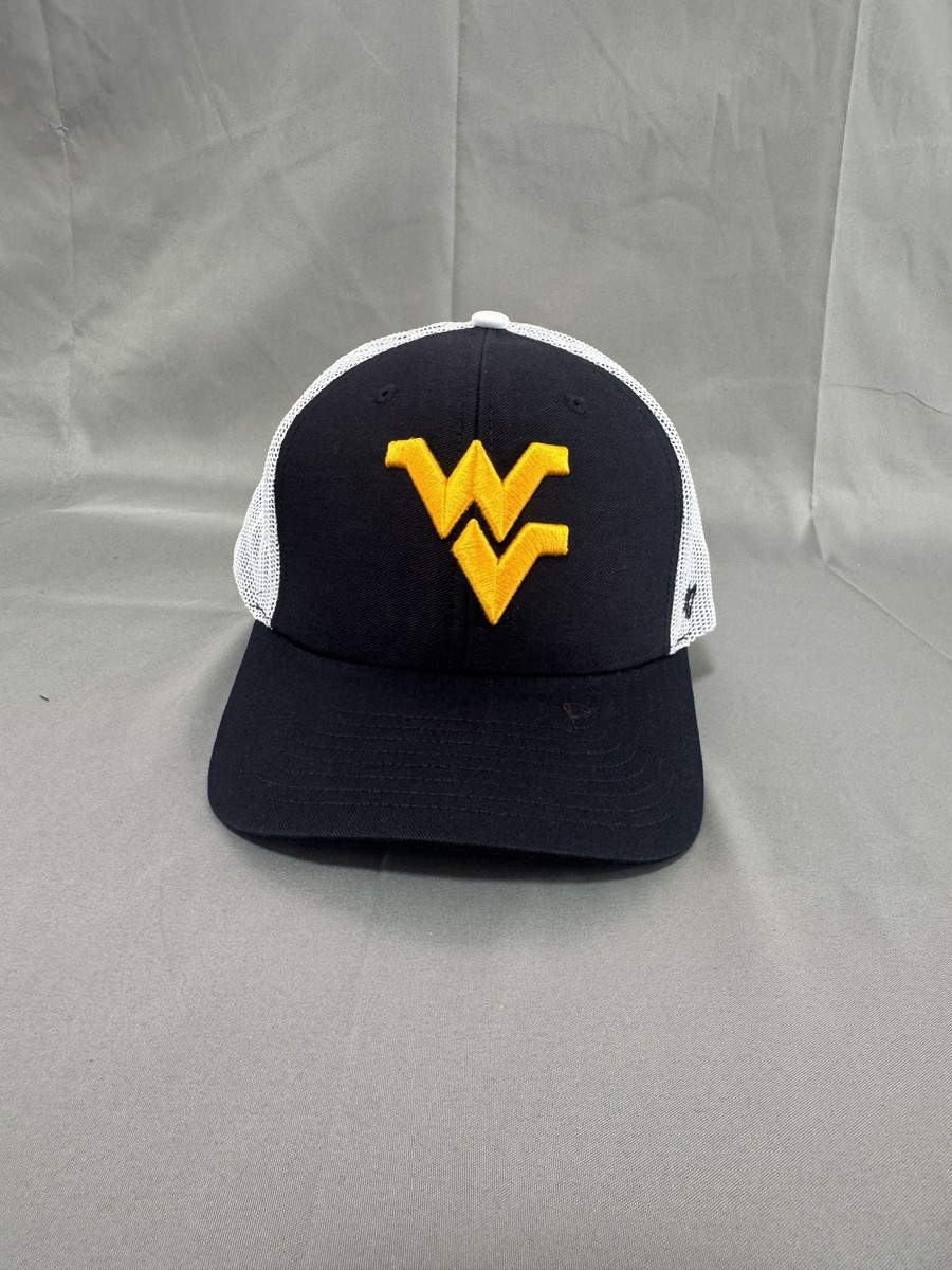'47 Brand WVU Mountaineers Trucker Snapback Hat Navy/White OSFM NCAA