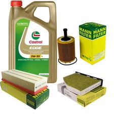 INSPEKTIONSKIT FILTER CASTROL 5L ÖL 5W30 für VW Passat Variant 3C5 2.0 TDI 16V