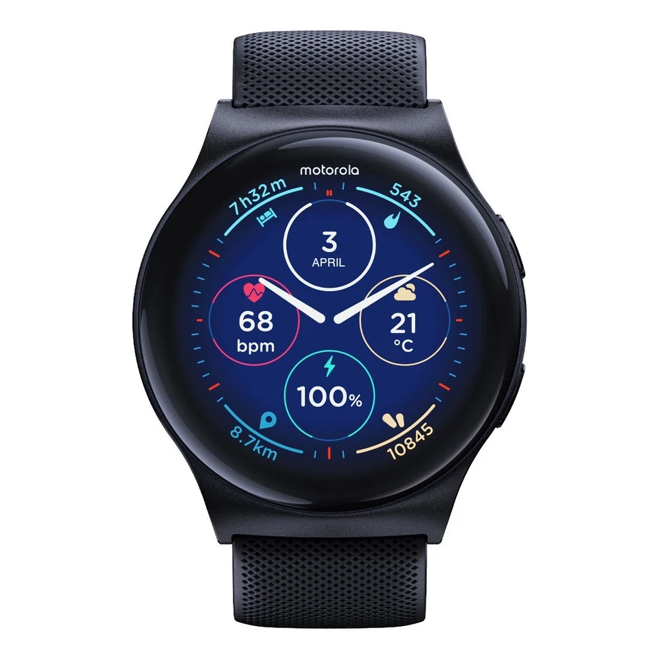 Smartwatch Motorola moto watch 120 - panthom black - Immagine 2 di 4