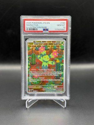 Pokemon Maractus Journey Together Illustration Rare 160/159 PSA 10