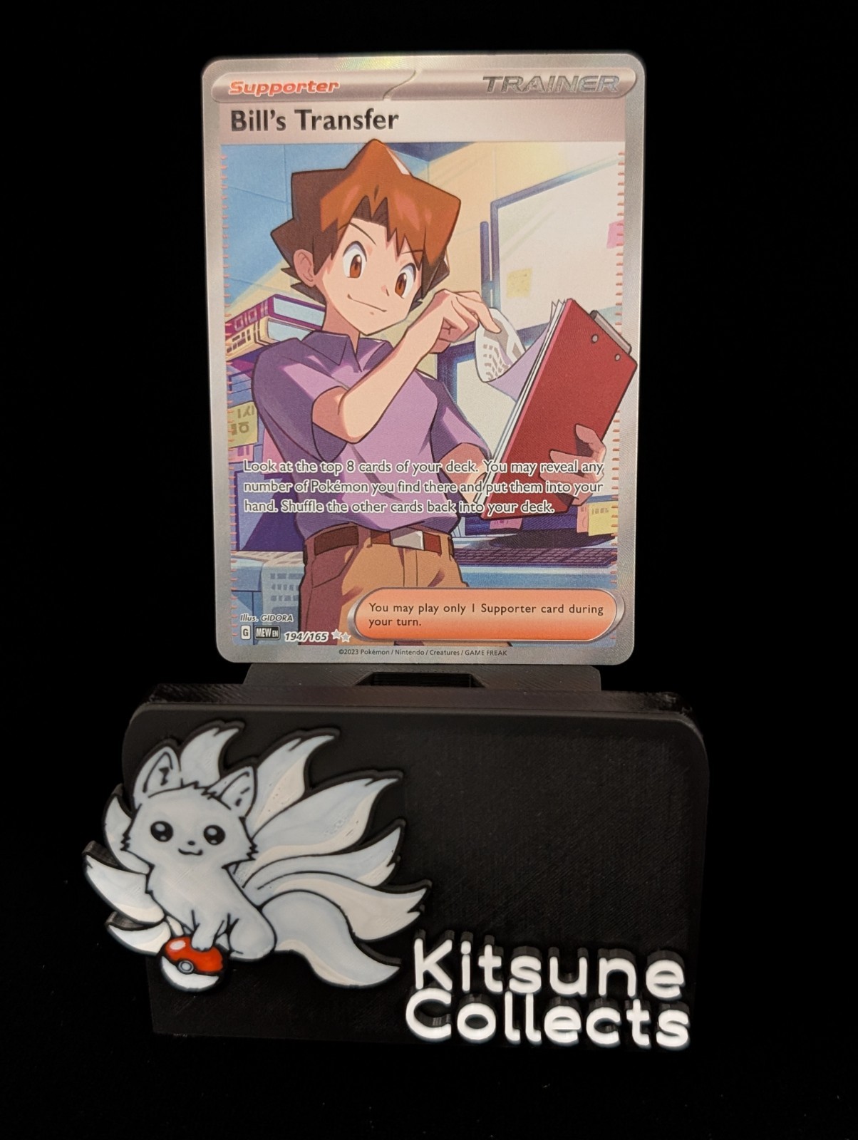 Pokemon Scarlet & Violet 151 Bill's Transfer 194 / 165 Ultra Rare NM