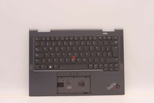 Original 5M11H45770 Lenovo Thinkpad Keyboard Spanish Gray X1 Yoga Gen 7