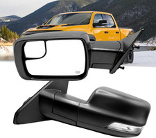 Left Driver Side Mirror Compatible with Dodge Ram 1500 2019-2024 with Power and