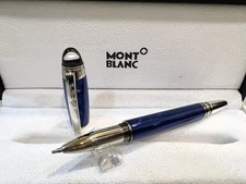 Rare Montblanc Meisterstuck Special Limited Edition Blue Rollerball Pen With Box