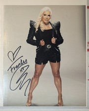 Franky Monet Signed 8x10 Photo TNA Wrestling AEW WWE NXT Taya Valkyrie
