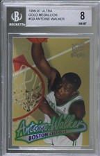 1996-97 Fleer Ultra Gold Medallion Edition Antoine Walker #G-9 BGS 8 0dk