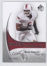 2010 SP Authentic Rookie Authentics 805/999 Jason Worilds #206 e2e