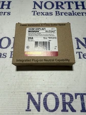 10 PCS SQUARE D HOMELINE HOM120PCAFI 20A ARC FAULT AFCI PLUG ON NEUTRAL BREAKER