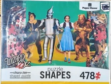 Paper House The Wizard of Oz 478 Piece Character Shaped Jigsaw Puzzle Brand NEW 