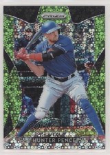 2019 Panini Prizm Tier II Lime Green Donut Circle 121/199 Hunter Pence #173 00em