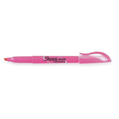 Sharpie 27009 Highlighter, Chisel Tip Fluorescent Pink Pk12