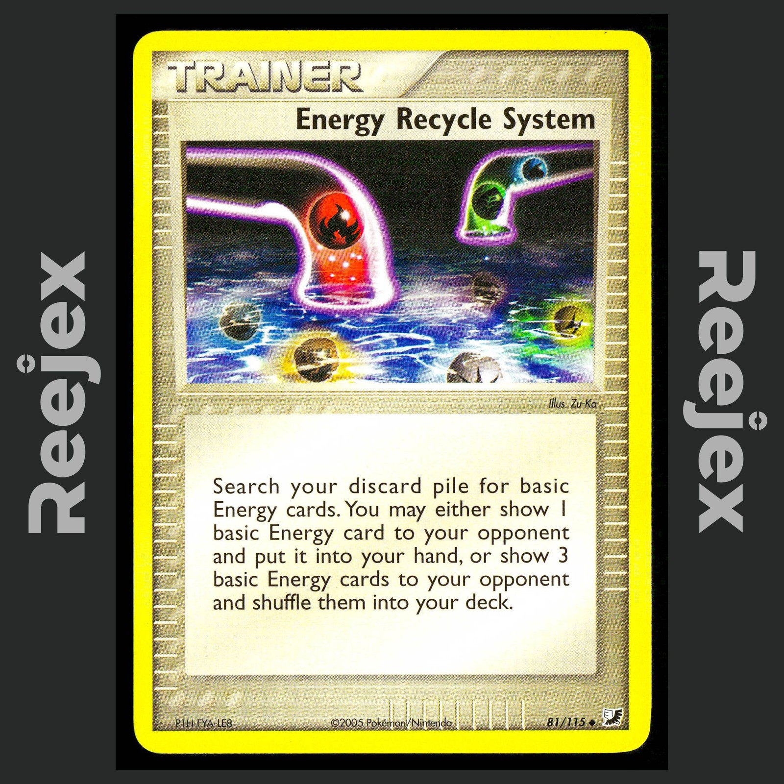 Energy Recycle System - 81/115 - Uncommon - Unseen Forces - Pokemon Card - NM/M