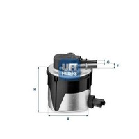 Kraftstofffilter UFI 55.170.00 FüR Ford Mazda Volvo