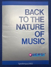 Original WERSI organ Sales Brochure - Back to...