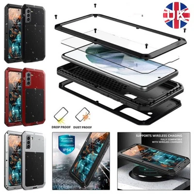 For Samsung S26 Ultra S25 S24 S23 S22 S21 S20 Aluminium Metal Case Armor Cover - Image 1 of 4