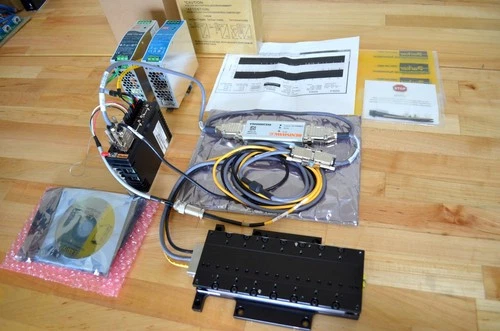 New Parker MX80L Linear Servo Motor Actuator Stage 0.01um & Vix500AH Driver Set