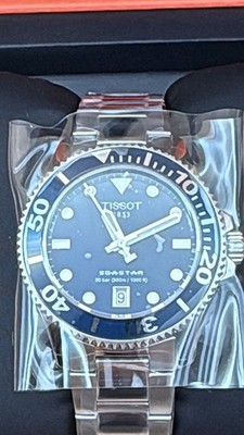 Tissot Seastar 1000 36mm Quartz Blue Dial Steel Watch T120.210.11.041.00 New
