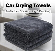 Set: 2 Microfiber Double Sided Super Absorbent Towels X-Large  Medium