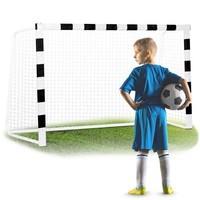 FußBalltor 300 X 200 X 90 Cm NS-465 Schwarz-Weiß