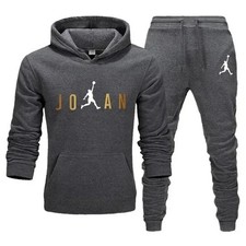 Mens Winter Full Tracksuit Hoodie Jogger Sweatshirt Jacket Pants Set new