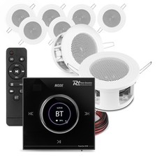 Powerline B100B Bluetooth Ceiling Speaker System for Home Audio - 8x 3" CABA3L