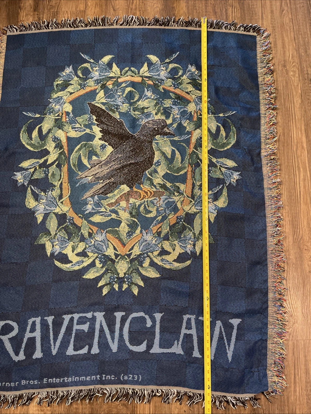 Harry Potter Ravenclaw Crest Woven Tapestry Throw Blanket, 48 X 60 Inches