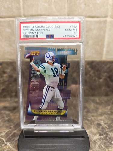 Peyton Manning [Illuminator] #T4A 1999 Stadium Club 3x3 card