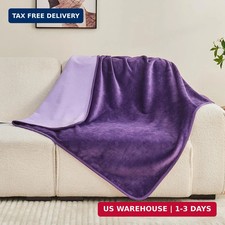 Waterproof Blanket 40"x60" for Adults, Reversible Waterproof Bed Cover for Dogs