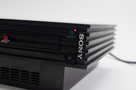 Sony PlayStation 2 - Black (SCPH-50001) With Controller and Network adapter!