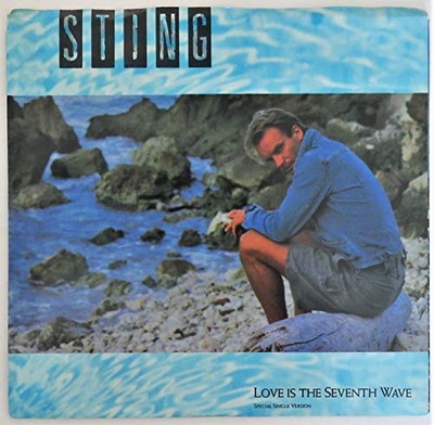 Sting - Love Is The Seventh Wave New Mix - Used Vinyl Record 7 - H1142z