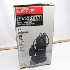 Everbilt Sump Pump Tether Switch Aluminum 1006013667 1/3 HP