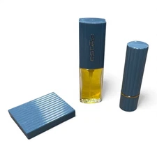 VTG Estee Lauder Gift Set Eyeshadow  Lipstick Aegean Coral cologne spray NEW NOS