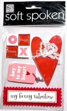 Valentine's Day Soft Spoken Stickers Scrapbooking Card Embellishment